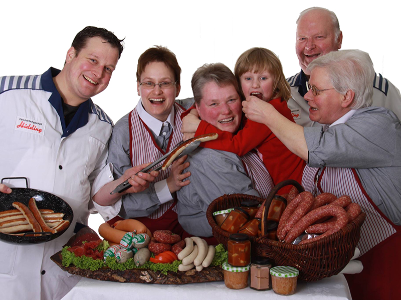 Die Fleischerei Hidding ist ein Familienunternehmen. Auch die Mitarbeiter sollen die Möglichkeit haben, Beruf und Familie zu vereinbaren. Foto: © privat 